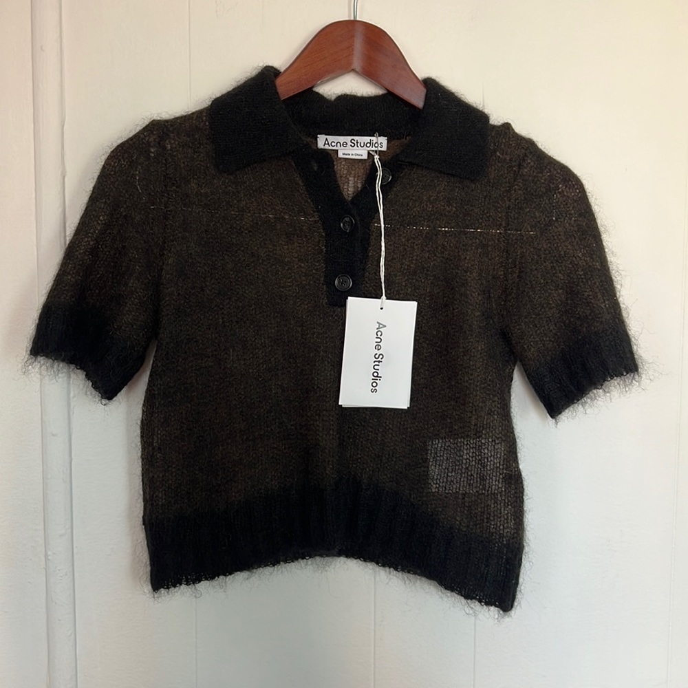 ACNE STUDIOS Brown & Black Kleah Polo